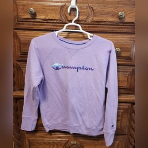 Womens light purple champion sweatshirt